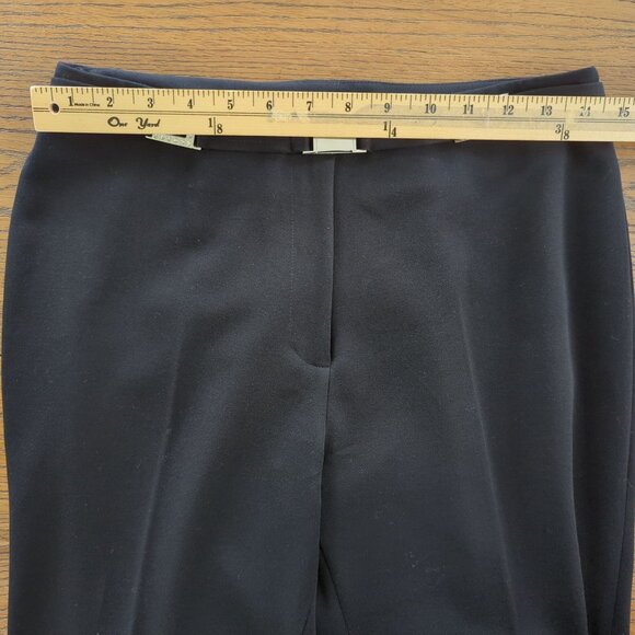 Parisline Vintage Women's Black Straight-Leg Elegant Pants With Rhinestone sz 10 - Picture 10 of 15